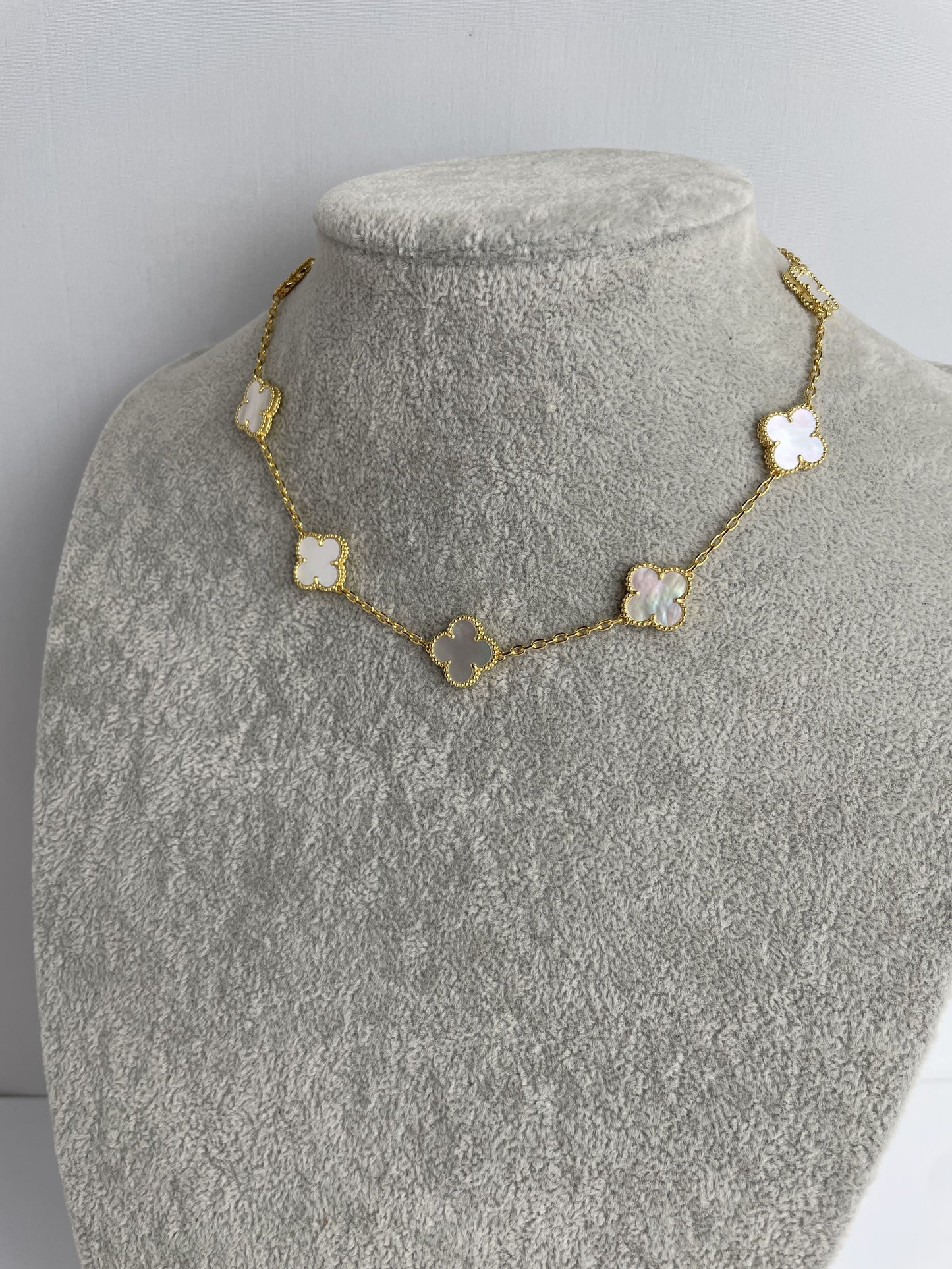 Necklace 10 Clover Yellow Gold